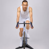 Bib shorts Pissei Thunder - White
