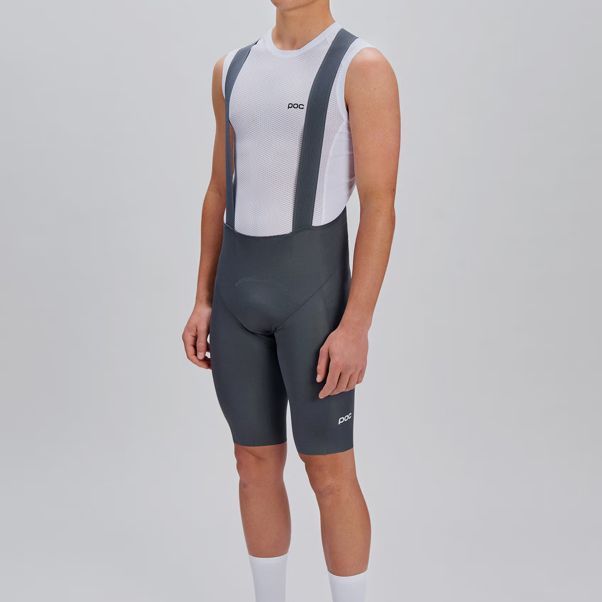 Cuissard à bretelles Poc Raceday - Gris