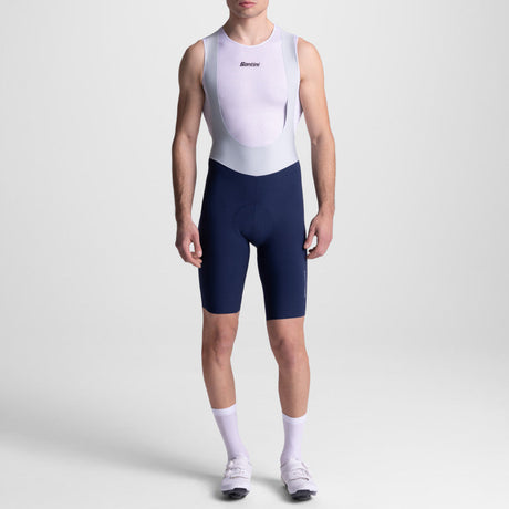 Cuissard à bretelles Santini Aero Race - Bleu