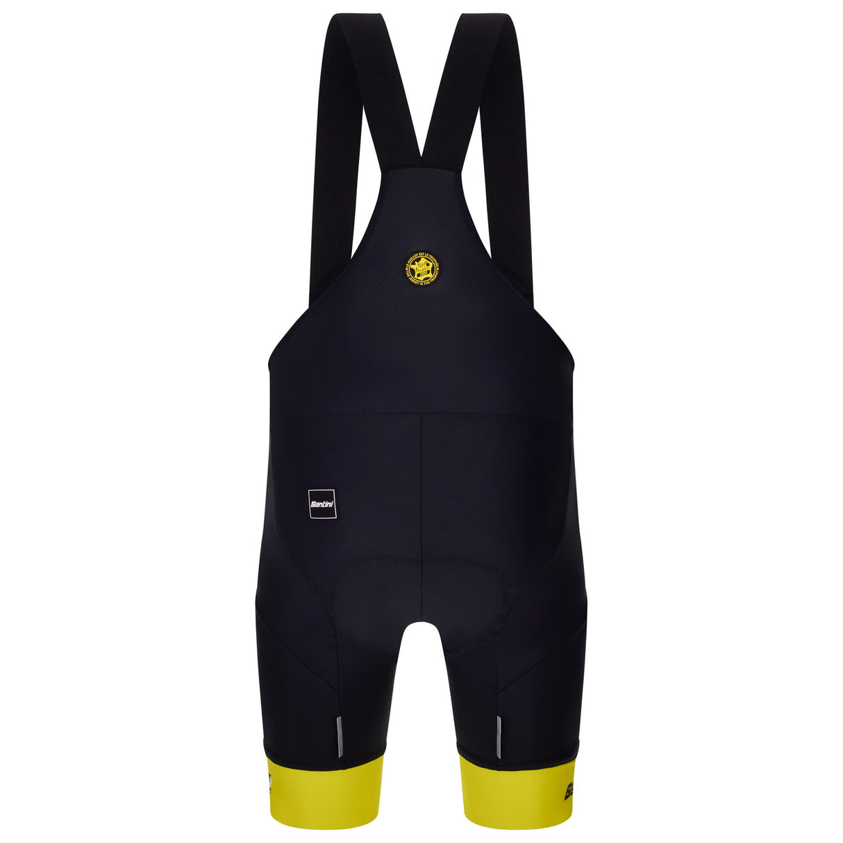 Cuissard à bretelles Santini Jaune Tour de France 2026
