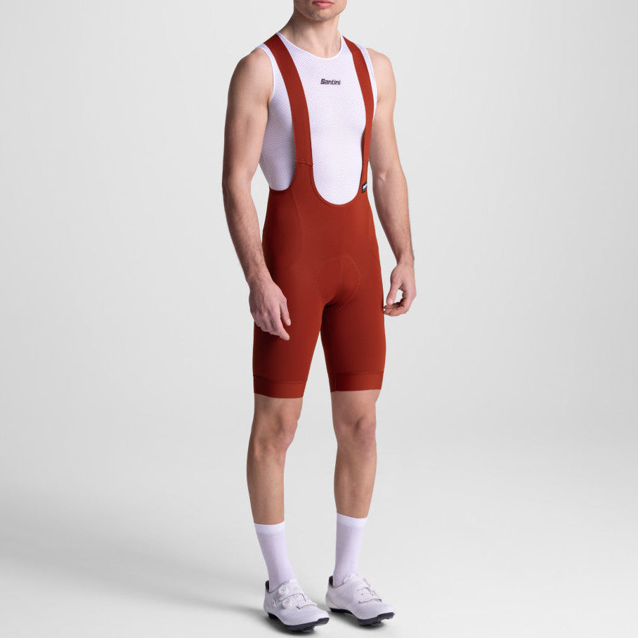 Santini Ready To Ride tragerhosen - Rot