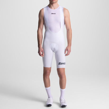 Santini Unico Edge 2 tragerhosen - Weiss