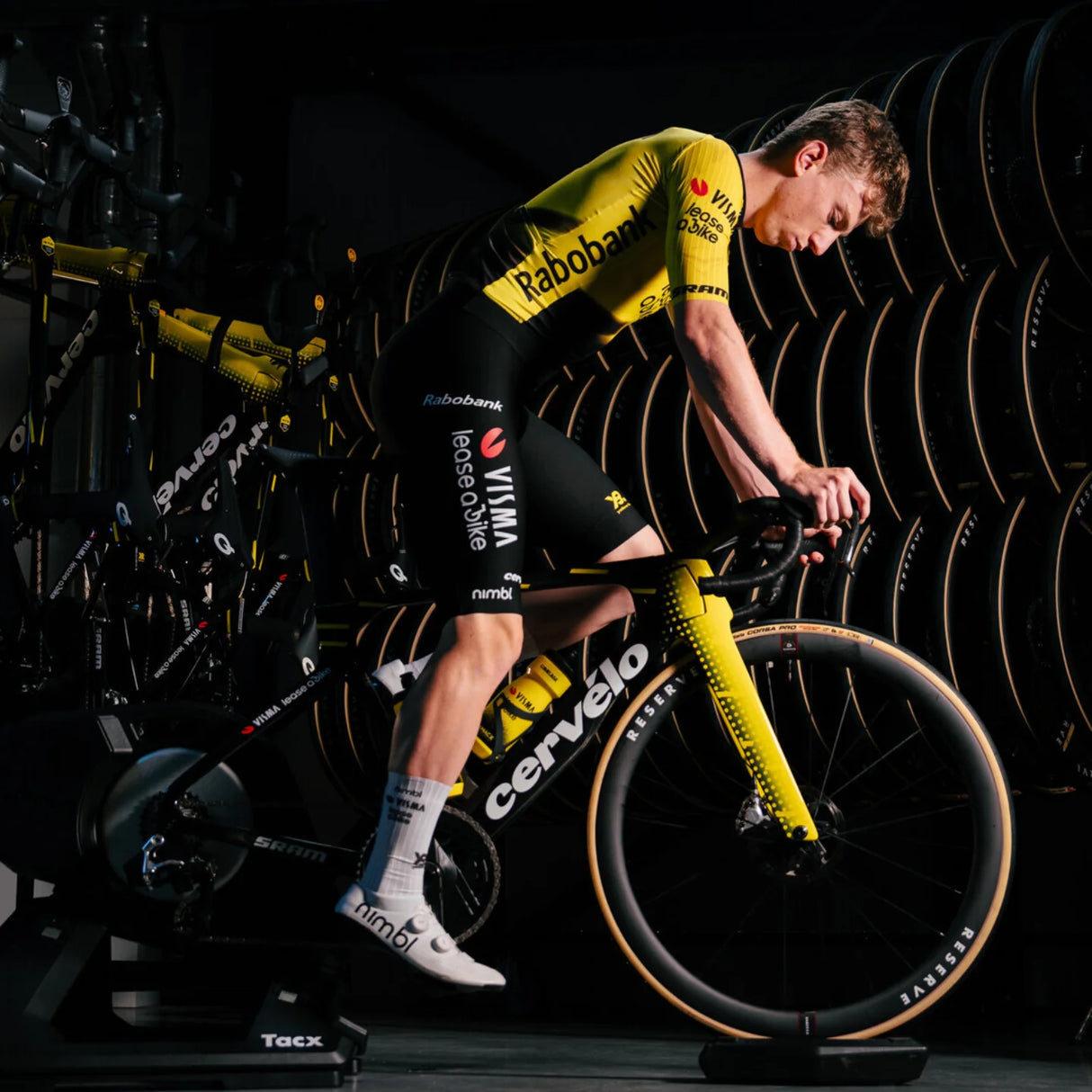 Salopette Team Visma Lease a bike 2026 Yellow B.