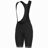 Cuissard à bretelles femme Ale PR-E Strada 2.0 - Noir blanc