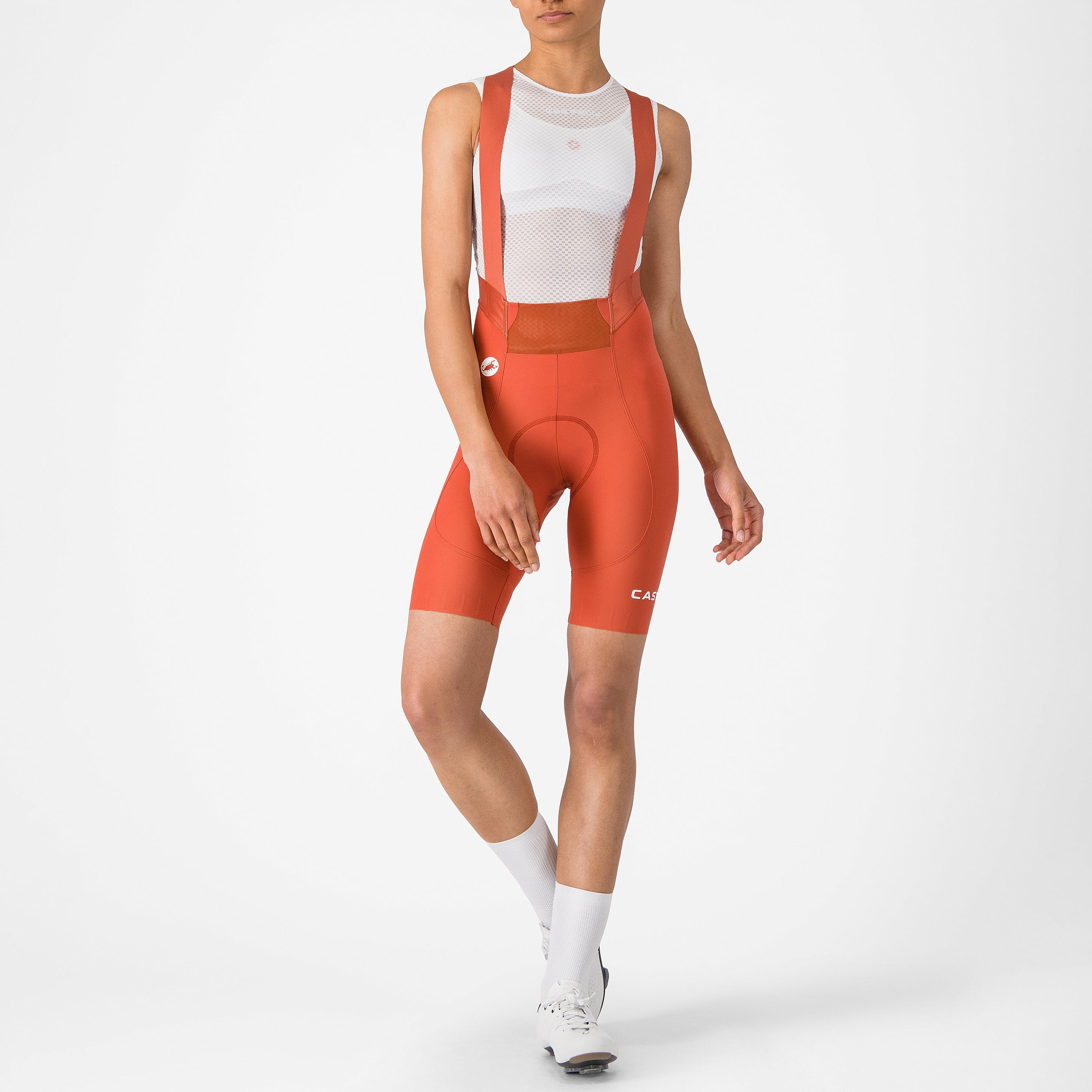 Salopette donna Castelli Espresso 2 DT - Arancio