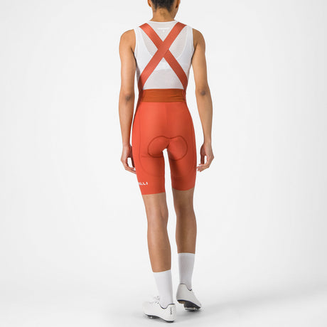 Castelli Espresso 2 DT women bib shorts - Orange