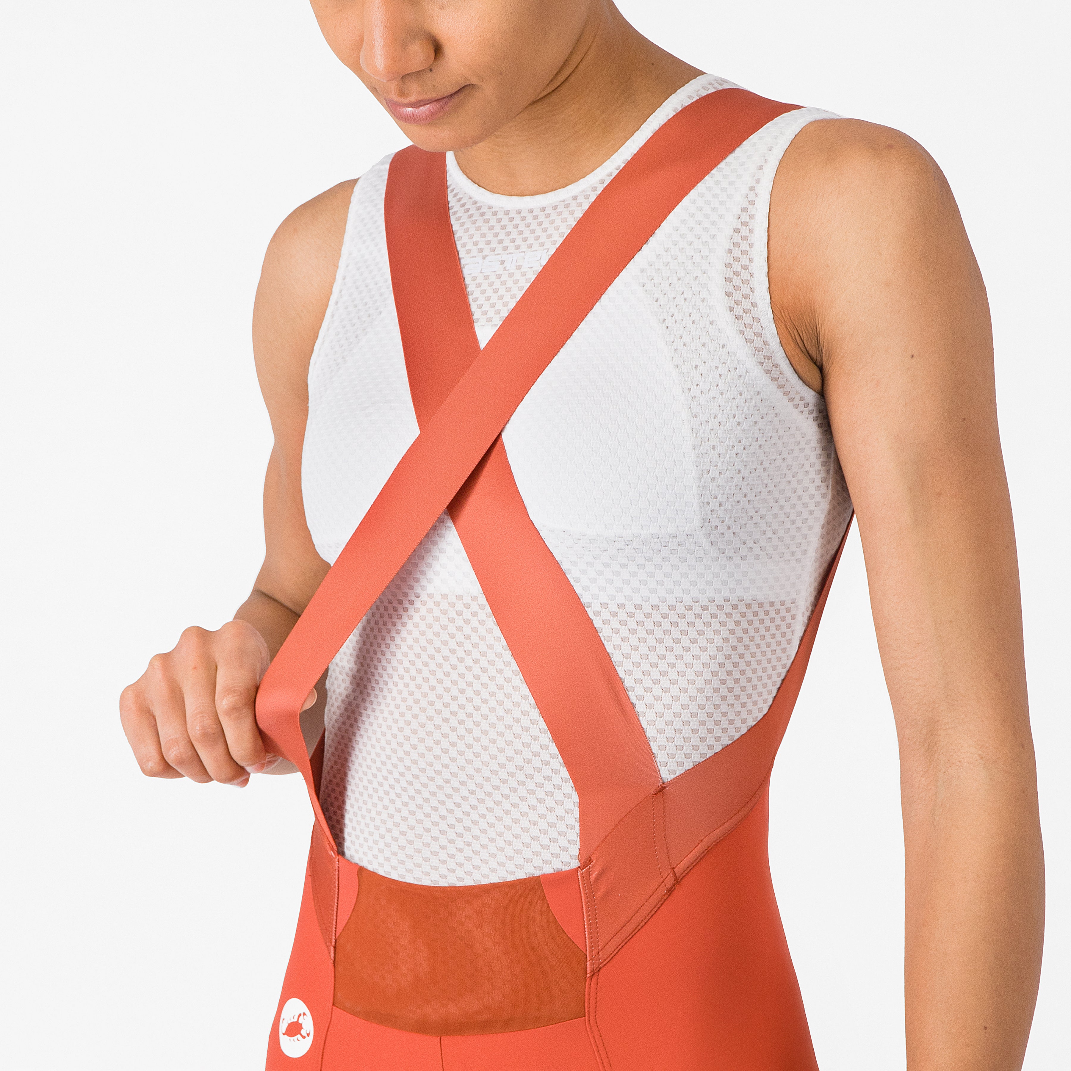 Salopette donna Castelli Espresso 2 DT - Arancio