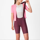 Castelli Premio Evo DT women bib shorts - Bordeaux