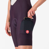 Castelli Unlimited Cargo woman bib shorts - Purple