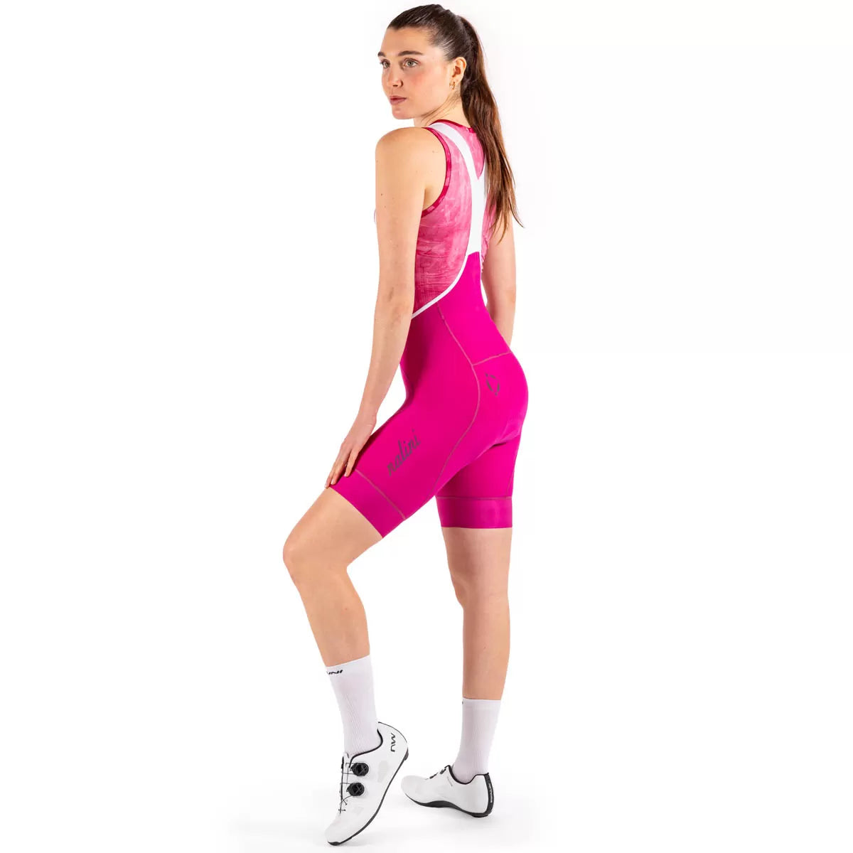 Cuissard à bretelles femme Nalini Thunder - Fuchsia