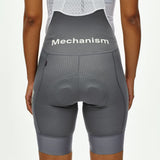 Pas Normal Studios Mechanism Logo women bib shorts - Grey