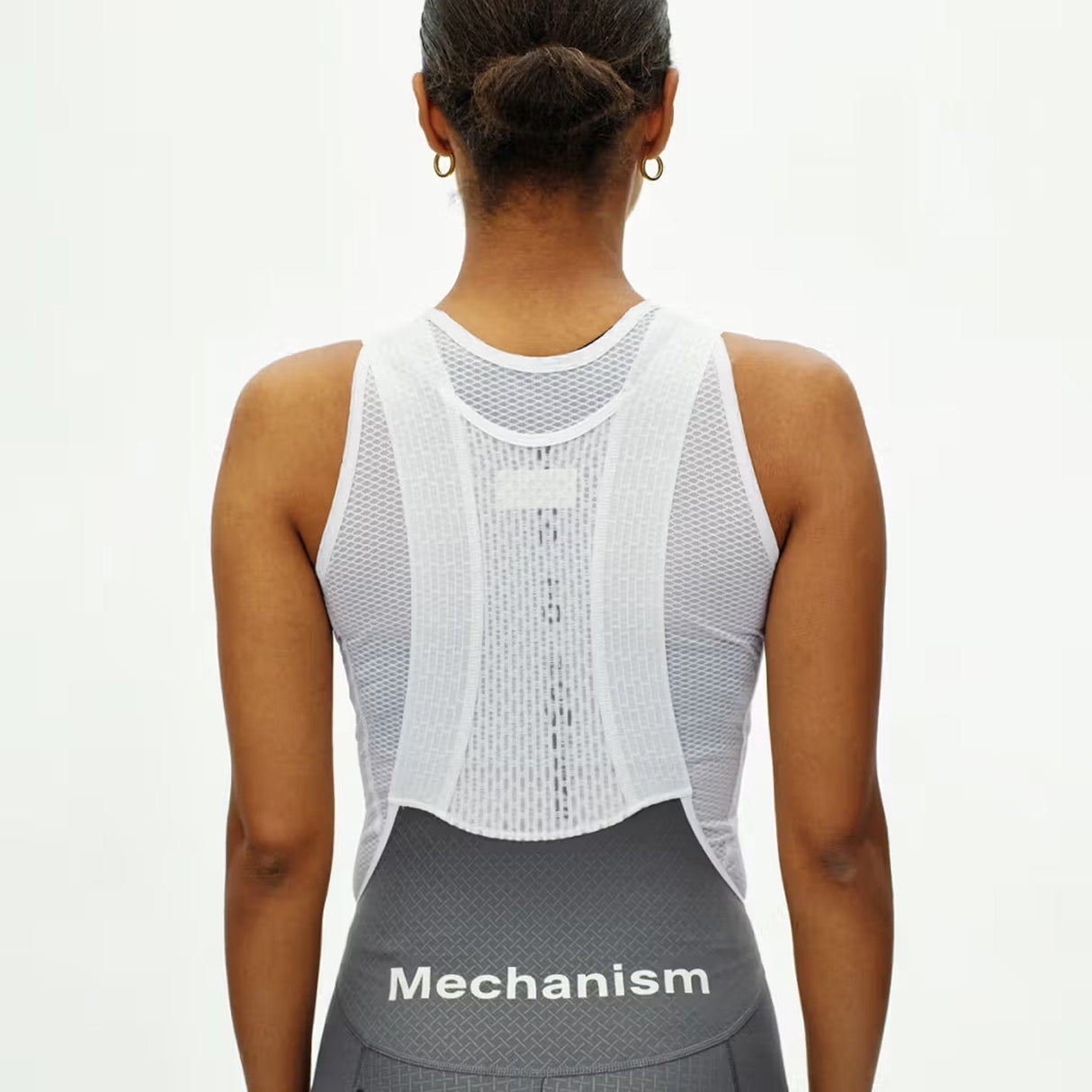 Pas Normal Studios Mechanism Logo women bib shorts - Grey