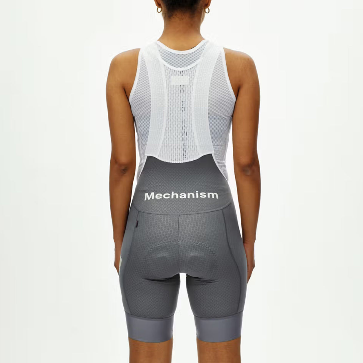 Pas Normal Studios Mechanism Logo women bib shorts - Grey