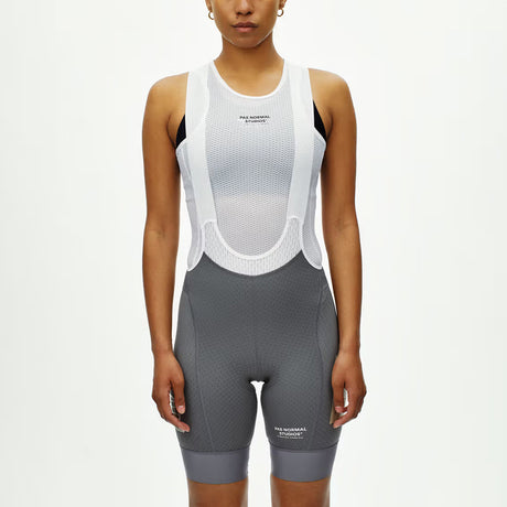 Pas Normal Studios Mechanism Logo women bib shorts - Grey