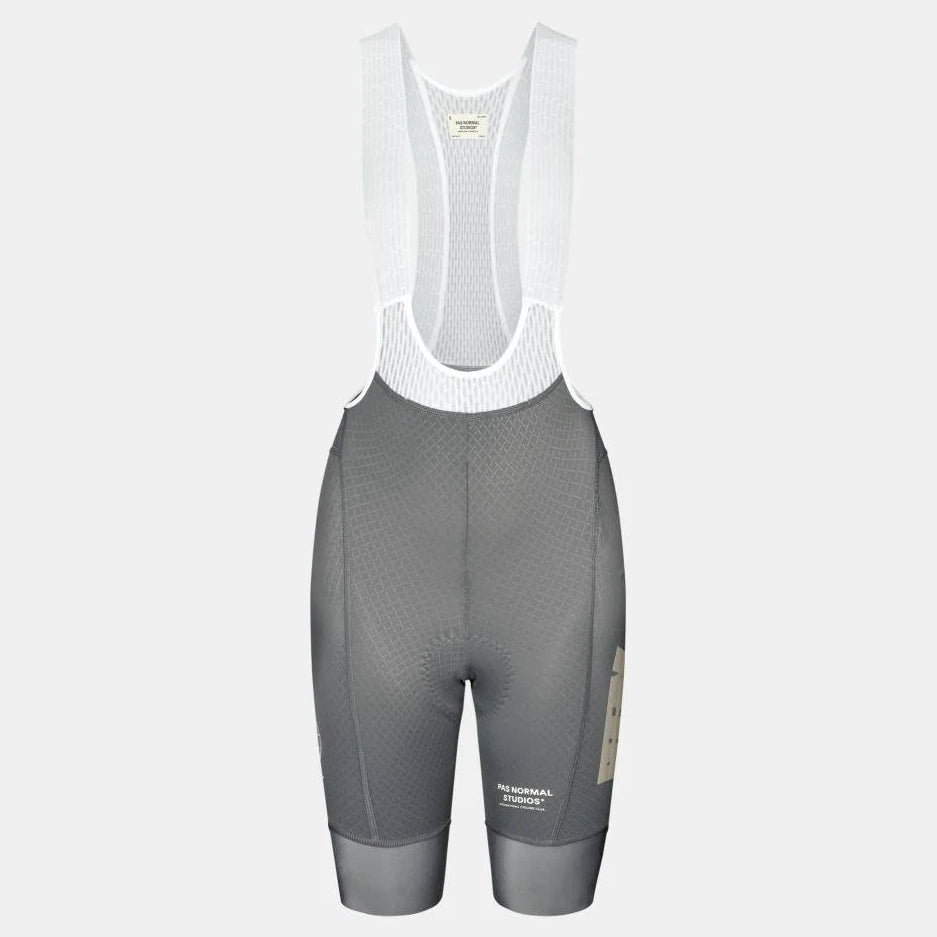 Pas Normal Studios Mechanism Logo women bib shorts - Grey