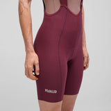 Cuissard à bretelles femme Pedaled Element - Bordeaux