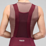 Cuissard à bretelles femme Pedaled Element - Bordeaux