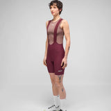 Cuissard à bretelles femme Pedaled Element - Bordeaux