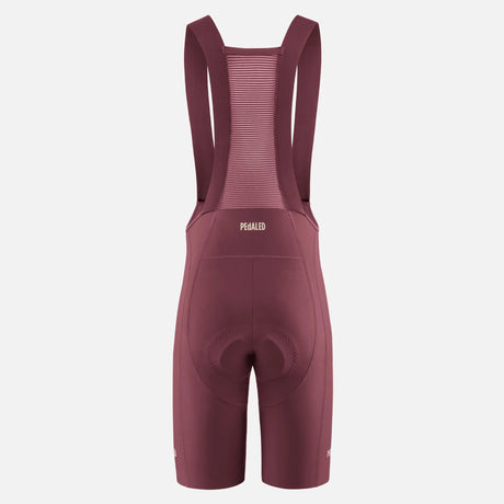 Bib shorts women's Pedaled Element - Bordeaux