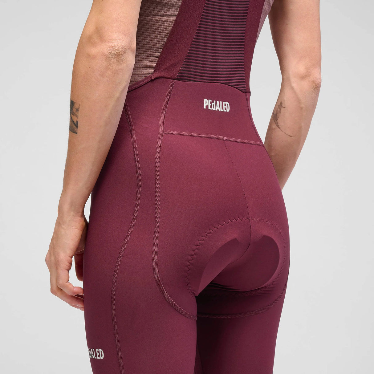 Cuissard à bretelles femme Pedaled Element - Bordeaux