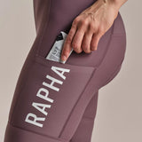 Cuissard à bretelles femme Rapha Pro Team Cargo - Violet foncé