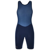 Santini Unico Edge women bib shorts - Blue