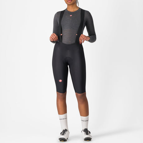 Salopette termica donna Castelli Omloop DT - Nero Castelli