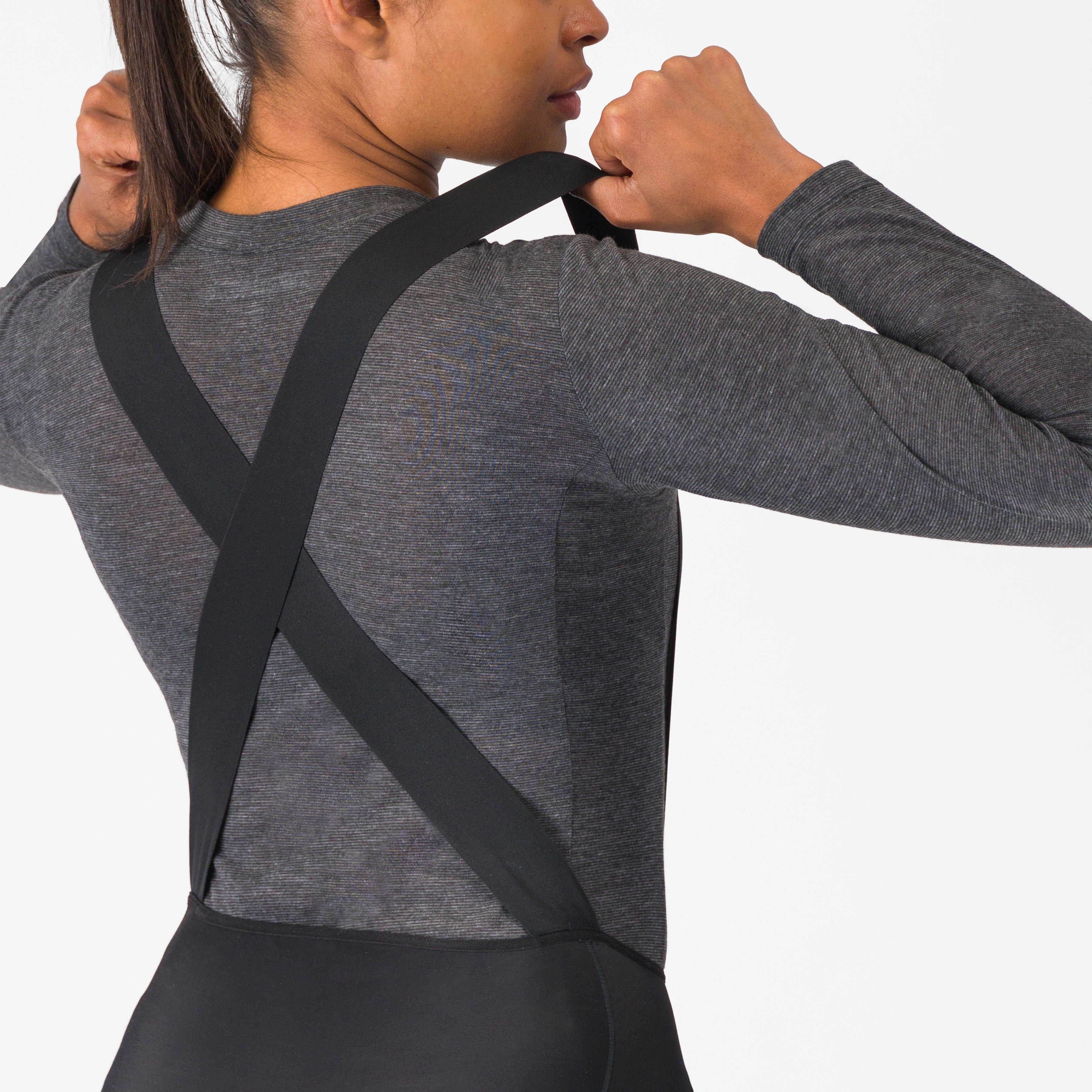 Salopette termica donna Castelli Omloop DT - Nero Castelli