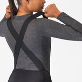Salopette termica donna Castelli Omloop DT - Nero Castelli