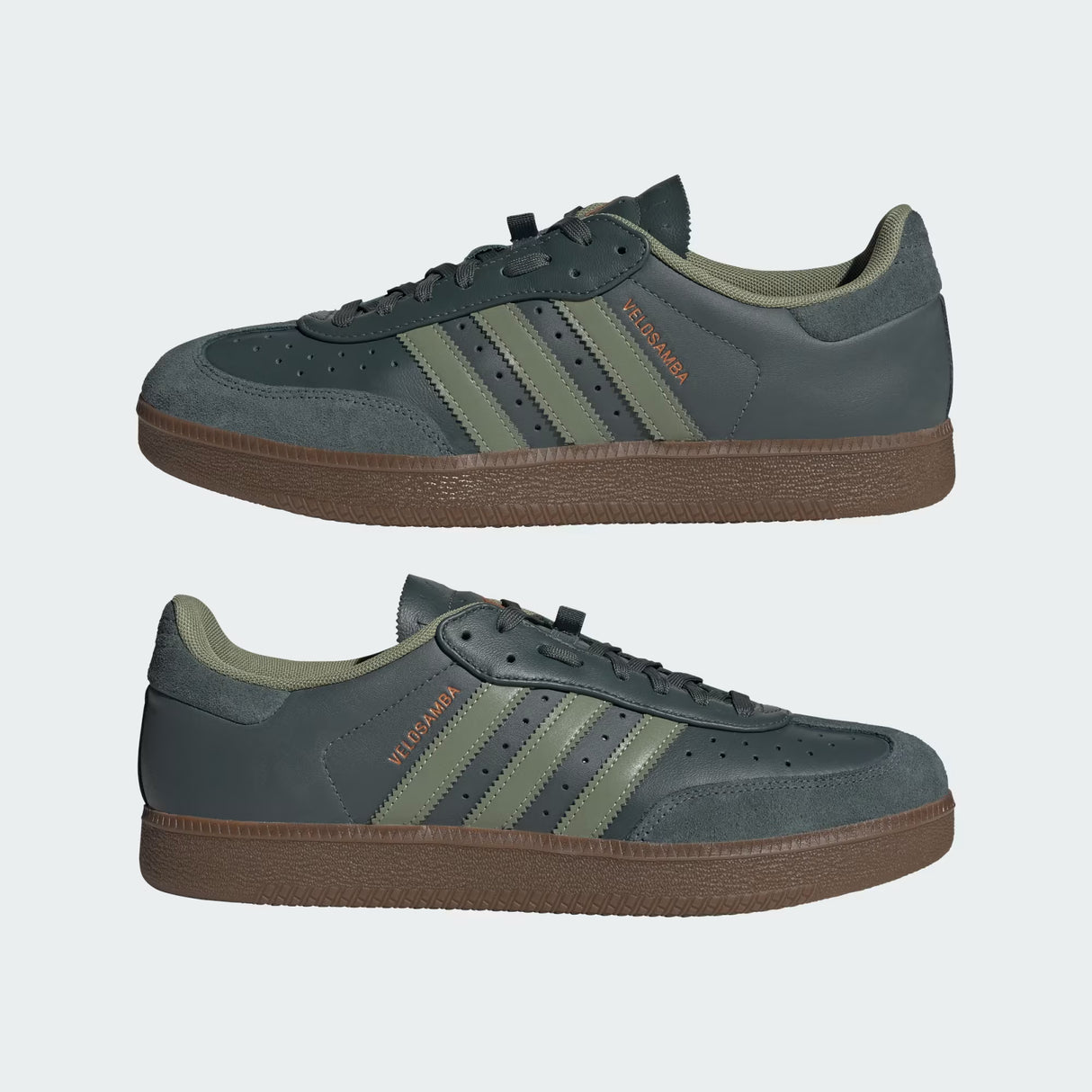 Zapatillas Adidas Velosamba Leather - Gris oscuro