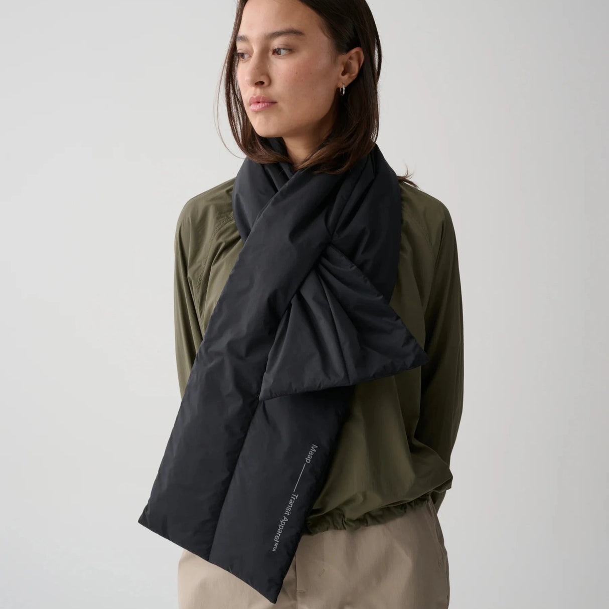 Sciarpa Maap Puffer Scarf - Nero Maap