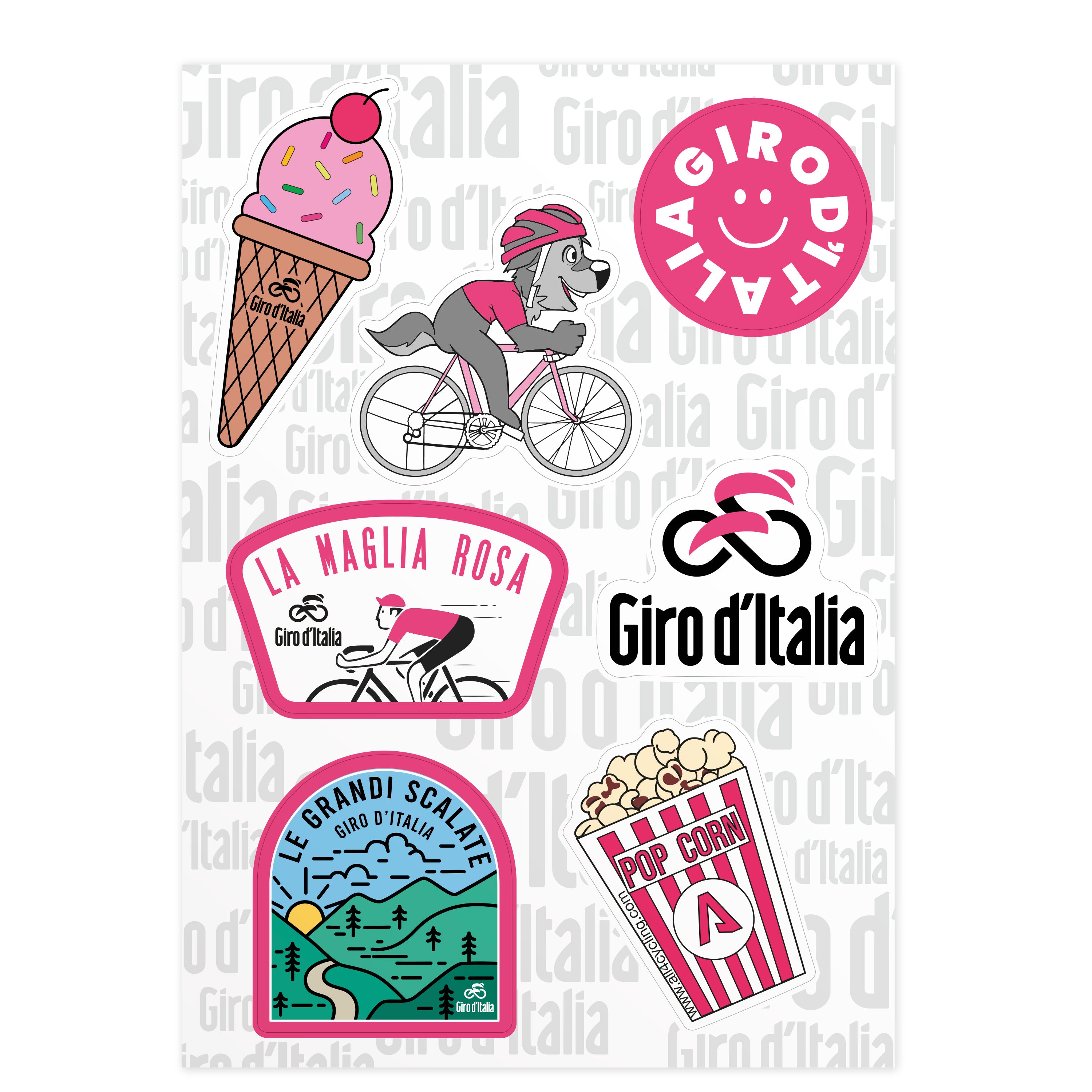 Set Adesivi Giro d’Italia 2026