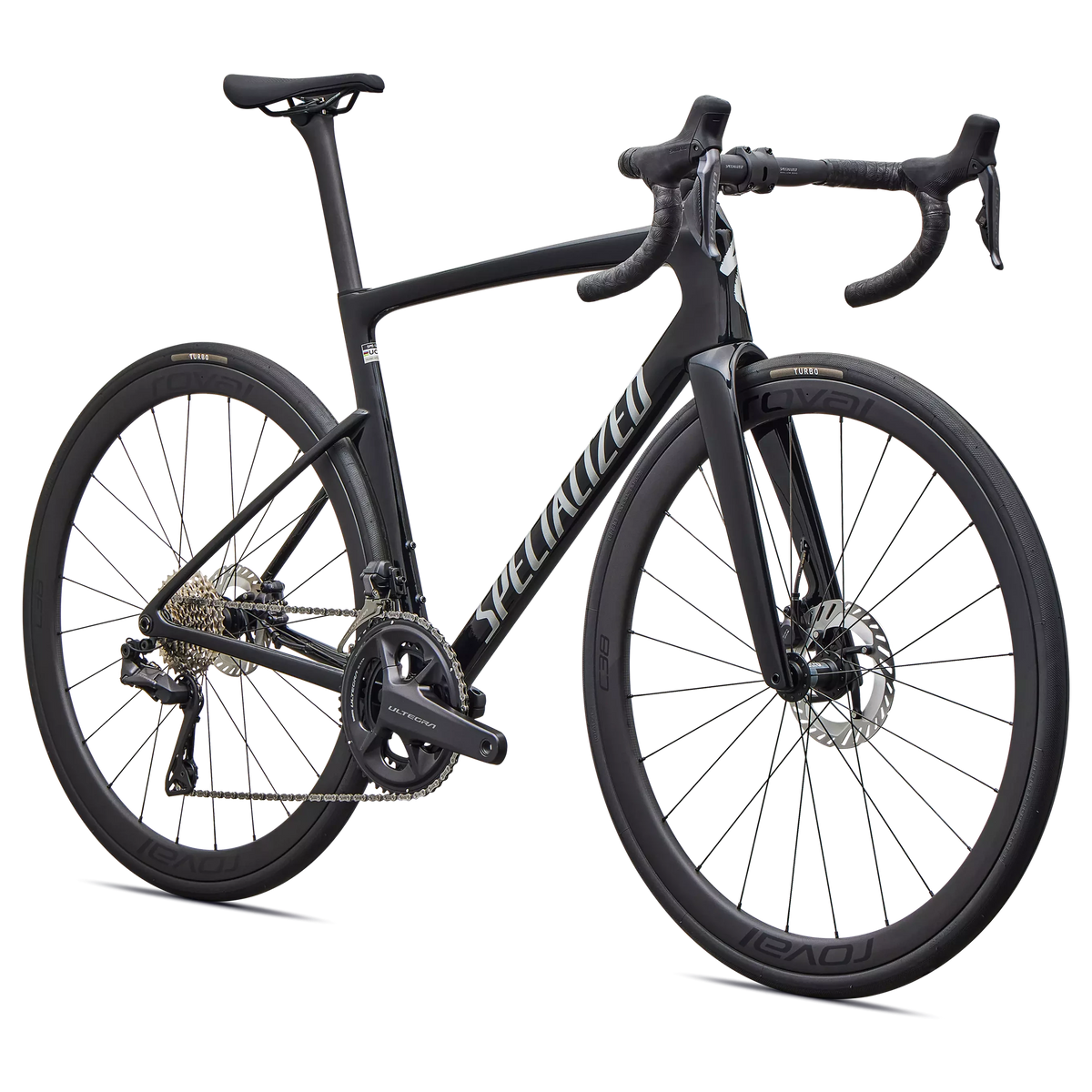 Specialized Tarmac SL9 Expert Shiano Ultegra Di2 - Glänzend Schwarz Silver Dust