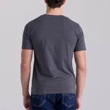 T-Shirt Bianchi Milano Fan - Grigio Santini
