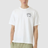 T-Shirt Cafe du Cycliste Col Stelvio - Bianco Café du Cycliste
