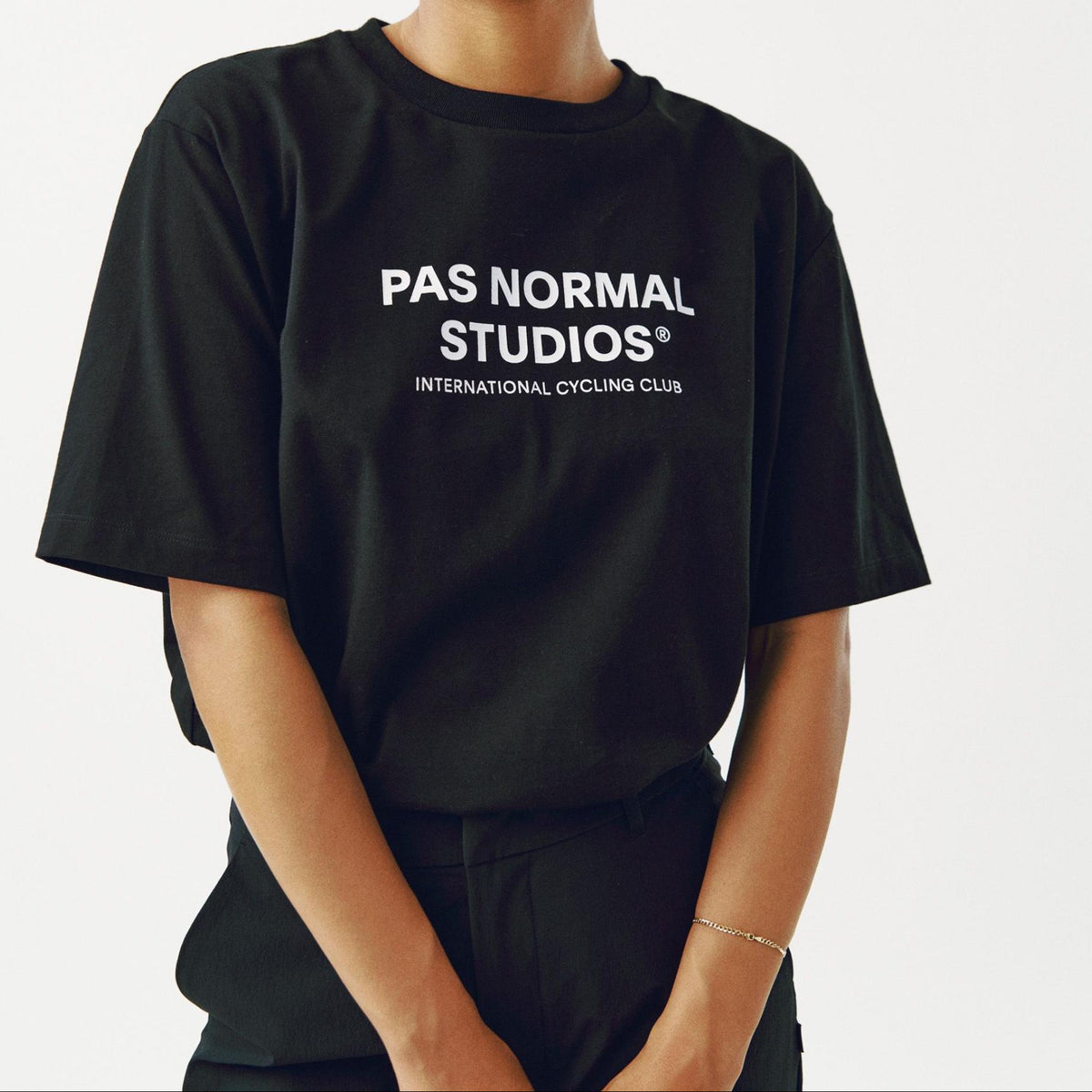 T-Shirt Pas Normal Studios Off-Race Logo - Nero Pas Normal Studios