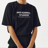 T-Shirt Pas Normal Studios Off-Race Logo - Nero Pas Normal Studios