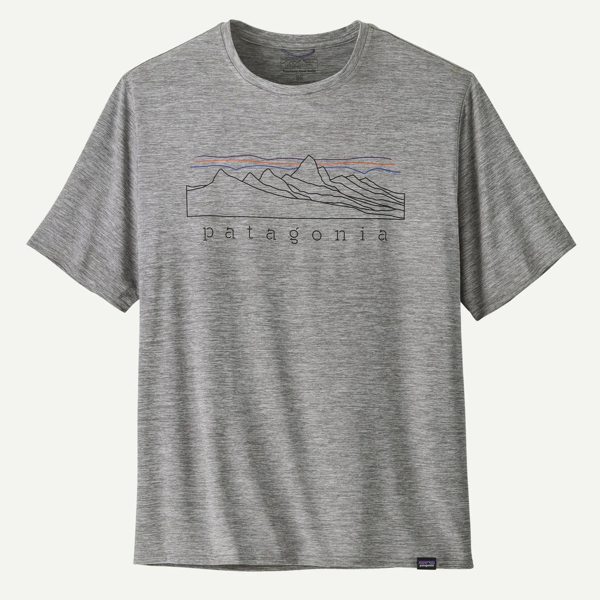 T-Shirt Patagonia Cap Cool Daily Graphic - Grigio scuro Patagonia