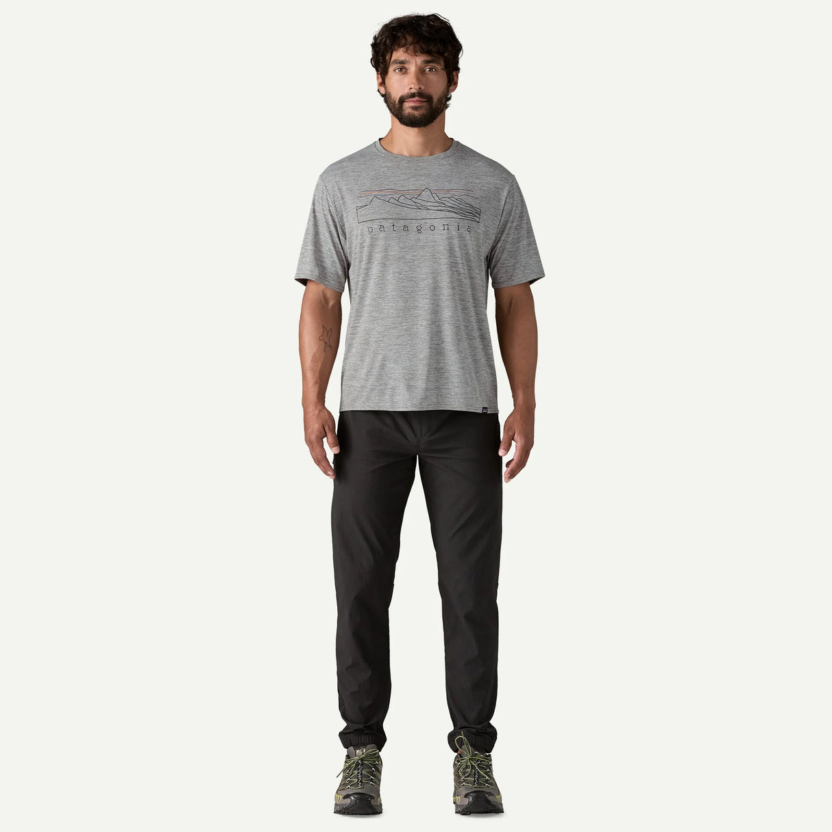 T-Shirt Patagonia Cap Cool Daily Graphic - Grigio scuro Patagonia