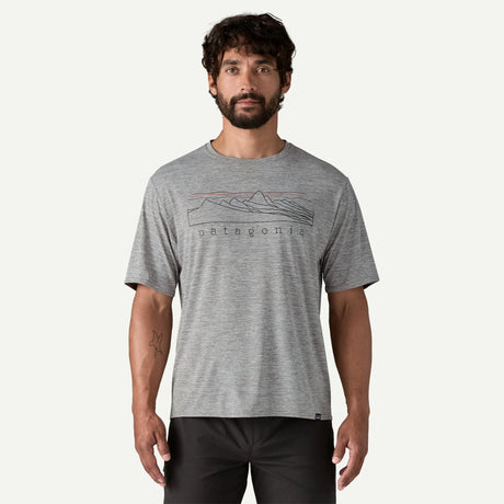 T-Shirt Patagonia Cap Cool Daily Graphic - Grigio scuro Patagonia
