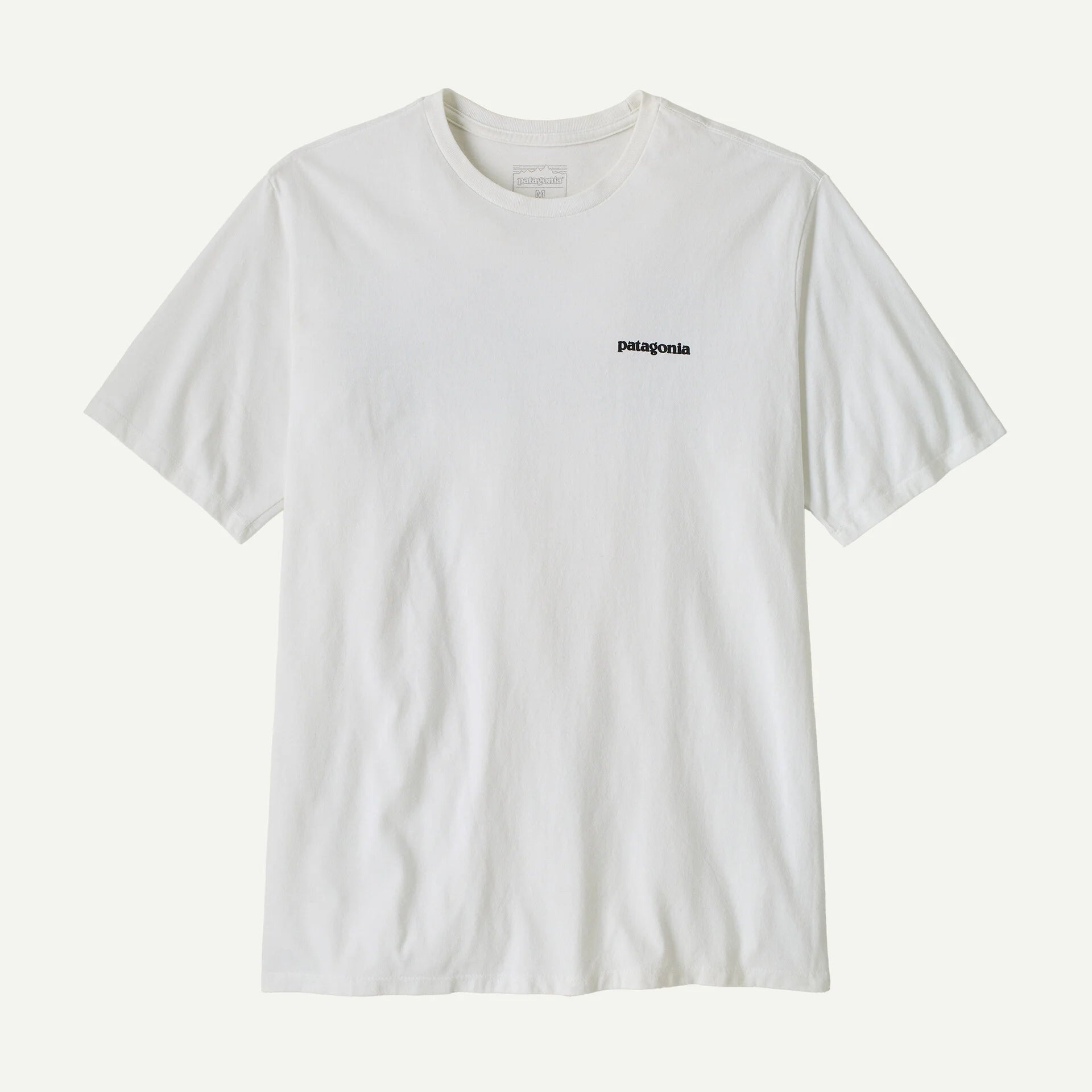 T-Shirt Patagonia P-6 Logo Responsibili-Tee - Bianco Patagonia