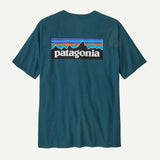 Patagonia P-6 Logo Responsibili-Tee T-Shirt - Blue Green