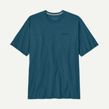 Patagonia P-6 Logo Responsibili-Tee T-Shirt - Blue Green