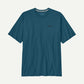 T-shirt Patagonia P-6 Logo Responsibili-Tee - Bleu vert