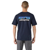 T-Shirt Patagonia P-6 Logo Responsibili-Tee - Blu scuro Patagonia