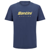 T-Shirt Santini Brand - Blu Santini