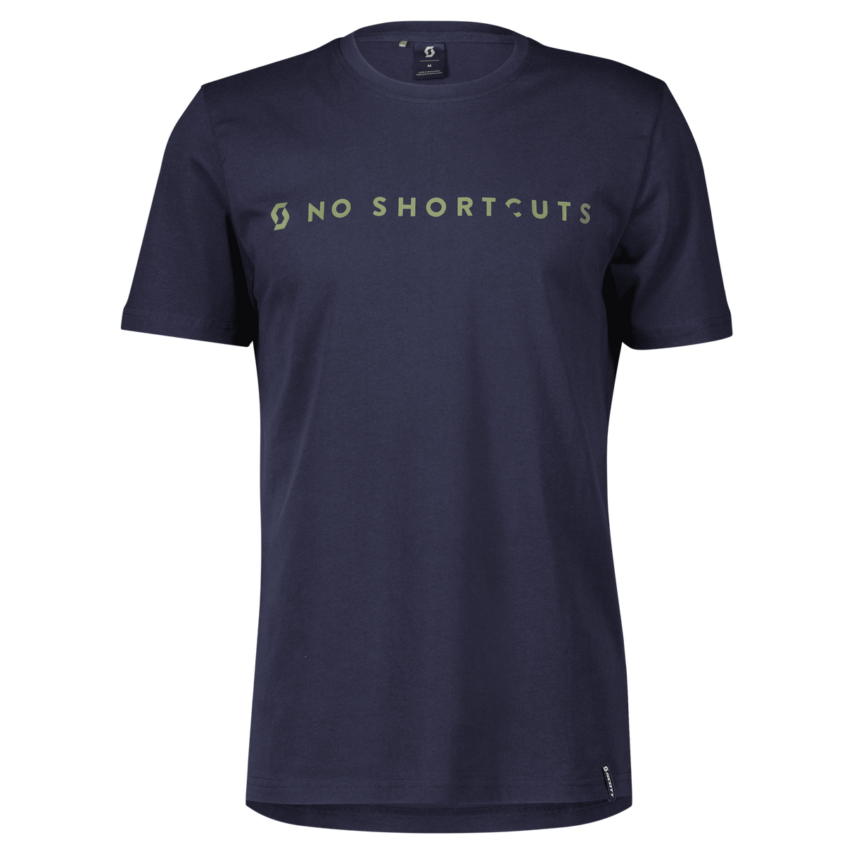 T-Shirt Scott No Shortcuts - Blu Scott