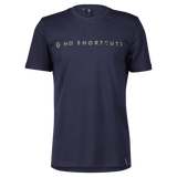 T-Shirt Scott No Shortcuts - Blu Scott