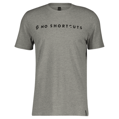 T-Shirt Scott No Shortcuts - Grigio Scott