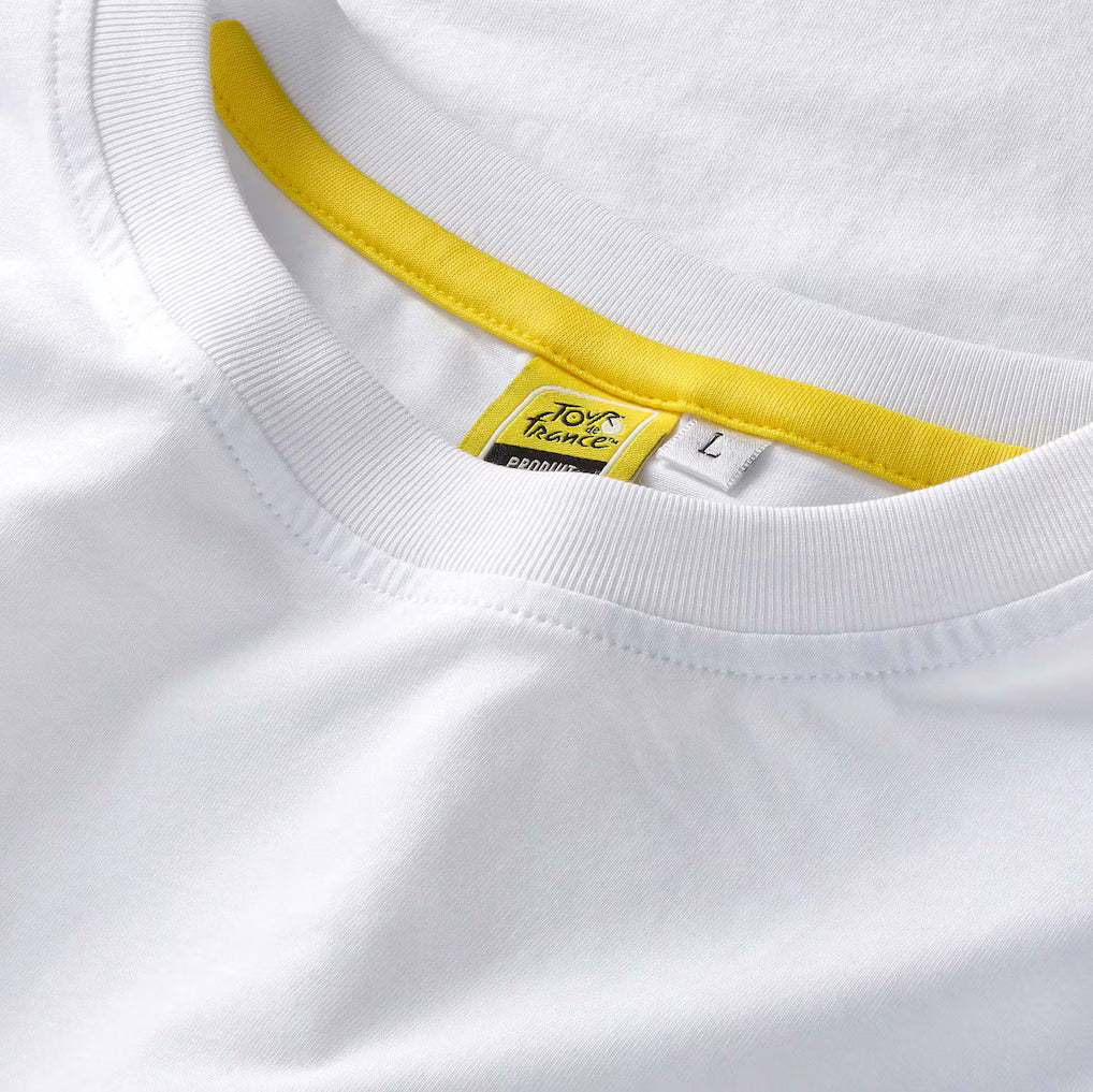 T-Shirt Tour de France Parcours 2026 - Bianco Tour de France
